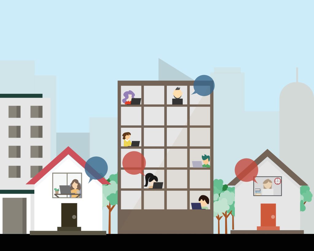 Os desafios e oportunidades do trabalho híbrido no pós-crise