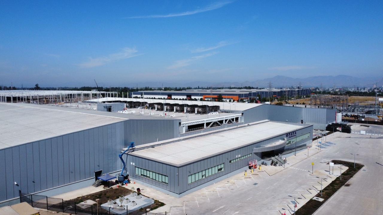 Imagem do Data Center ST02 em Santiago no Chile